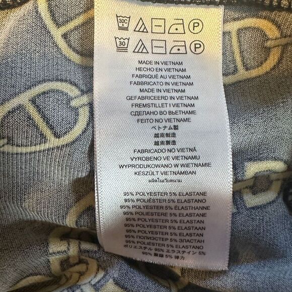 Michael Kors Black & Gold Chain Design Dress- Size M - Picture 6 of 8